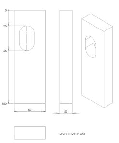 MA-078_UNDERLAG PLAST 50 X 150 X 20_SLUTBLIK.DK_01
